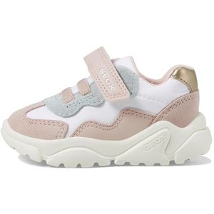 Geox B CIUFCIUF Girl B Sneakers voor babymeisjes, wit/LT Rose, 23 EU, Witte Lt Rose, 23 EU