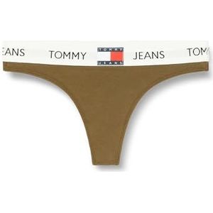 Tommy Jeans Dames Tanga (andere maten) Tanga, olijfgroen, 36, olijfgroen, S