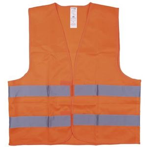 DONAU Reflecterend Veiligheidsvest - Oranje - Polyester - EN ISO 20471
