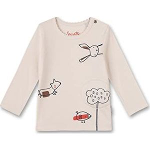 Sanetta Baby-meisje 115528 T-shirt, crème, 80