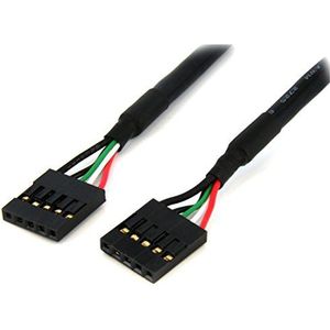 StarTech.com 45 cm interne 5-pins USB IDC moederbord header kabel, bus/bus, pinheader kabel 5-polig