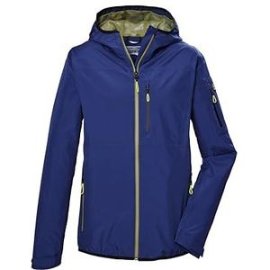 killtec heren Functioneel jack/lichtgewicht regenjack met capuchon, inpakbaar KOS 110 MN JCKT, dunkelblau, XXL, 42956-000