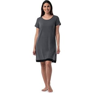 Fruit of the Loom Super zacht en ademend slaapshirt voor dames, Zacht Grijs, M