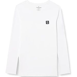 Vingino Jongens B-Basic Longsleeve Shirt, echt wit, 6 Jaar