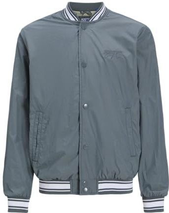 JACK & JONES Joralmeria Bomber Jacket Mni voor heren, stormy weather, numeric_104