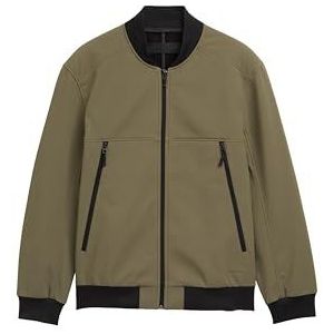 TOM TAILOR DENIM Tussenjas  donkergroen / zwart