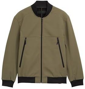 TOM TAILOR DENIM Tussenjas  donkergroen / zwart