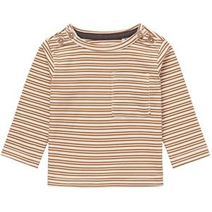 Noppies Baby Jongens Tee Jorwert T-shirt met lange mouwen, Rubber - P646., 80 cm