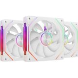 Mars Gaming - MF-LINKFINITYKIT2 - Kit 3x Modulaire PWM 120mm Fans - Wit - ARGB Infinity Mirror Verlichting