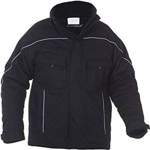 Hydrowear 042555 Rijswijk Pilot Jack, 65% Polyester/35% Katoen, Medium Mate, Zwart