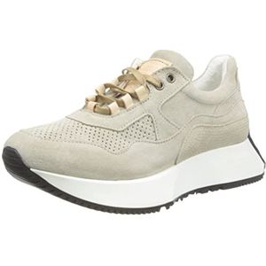 Shabbies Amsterdam Dames SHS1172 Sneakers Lichtgrijs, 37 EU