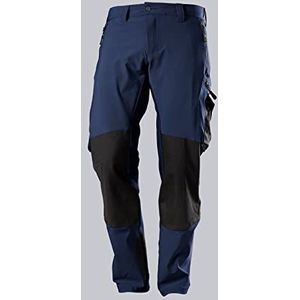 BP 1861-620-1432 Workwear heren Superstretch broek, polyamide en elastaan, nachtblauw/zwart, maat 42n