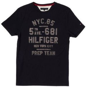 Tommy Hilfiger heren T-shirt, all-over druk NYC 85 TEE S/S RF/ 887817323
