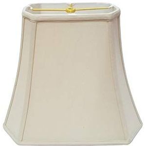 Royal Designs hoeklampenkap, rechthoekig, beige, 17,8 x 25,4 cm