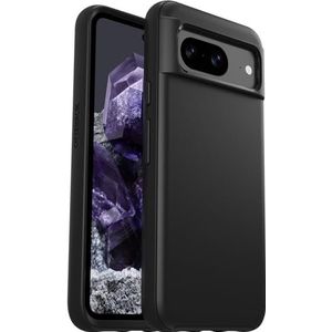 OtterBox Symmetry-hoesje voor Google Pixel 8, schokbestendig, valbestendig, dunne beschermende hoes, 3x getest volgens militaire standaard, Zwart