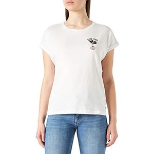 Garcia Dames P20206 T-shirt, gebroken wit, XL