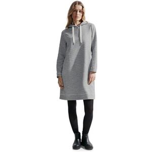 Cecil dames hoodie jurk, Casual Denim Blauw, XXL