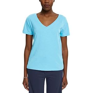 edc by ESPRIT Dames 992CC1K322 T-shirt, 470/turquoise, XXS, 470/turquoise, XXS