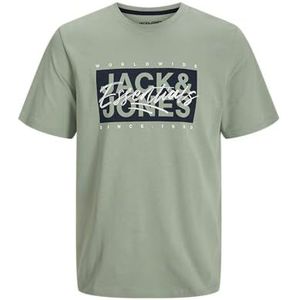 JACK & JONES Heren Jjcolton Tee Ss Crew Neck Mni, Iceberg Green., 104