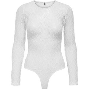 Only Dames Onlsyrene Lace Body Acc, Cloud Dancer, XL, cloud dancer, x_l