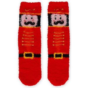 Legami - Antislip kerstsokken It's a Match, voor kinderen en volwassenen, Nutcracker-thema, 35-42