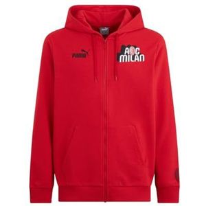 AC Milan AC Milan Sweatshirt met capuchon, van katoen, uniseks, volwassenen, heren of dames, M