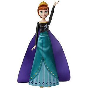 Koningin Anna-pop uit Disneys Frozen, speelt liedje 'Some Things Never Change' uit de Disneyfilm Frozen 2