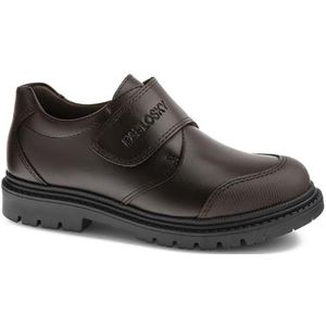 Pablosky Schoolkinderen bruin leer met hechtsluiting, Bruin, 43 EU