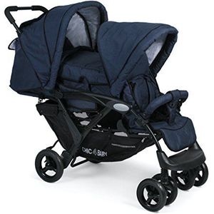 CHIC 4 BABY 274 52 Duo Twin Kinderwagen, Marineblauw