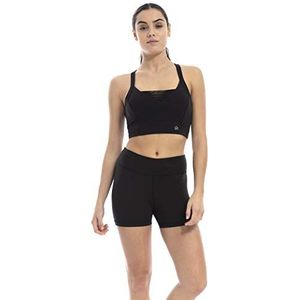 Shambhala Barcelona Beha/sportbeha van gerecycled polyester voor dames, zwart, extra klein.