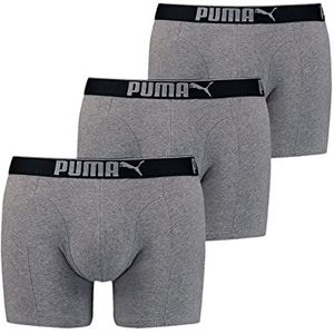 Puma - Premium Sueded - Onderbroek - Grijs - Drie Stuks
