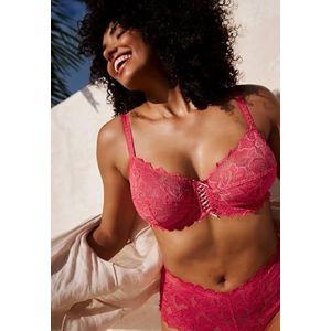 SANS COMPLEXE, BH van kant met beugel, klassiek, dames, model Arum, Paradise Pink, 110E, Rose Paradijs, 95E