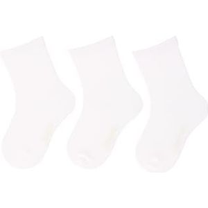 Sterntaler Uniseks sokken (verpakking van 3 stuks), wit, 30 EU