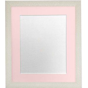 Frames BY POST fotolijst met roze passepartout, 35,6 x 27,9 cm, afbeeldingsformaat A4, 14 x 11 inch afbeeldingsformaat