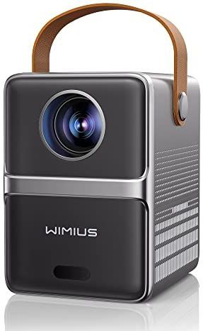 Korte opname: WiMiUS mini-beamer met wifi, bluetooth, 18000 lumen, draagbare projector, ondersteunt 1080p Full HD-beamer 5G wifi voor thuisbioscoop, iOS/Android/Loptop/USB/PS5/AV