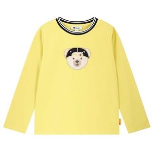 Steiff T-shirt met lange mouwen, EU maat 92, crèmegoud, sweatshirt met lange mouwen, kindertrui, babytop, ideaal basic shirt, comfortabel en zacht, wasmachinebestendig, Crèam goud., 92