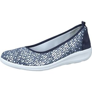 Comfortabel Dames 940448-05 slipper, 36 EU breed, blauw, 36 EU Breed