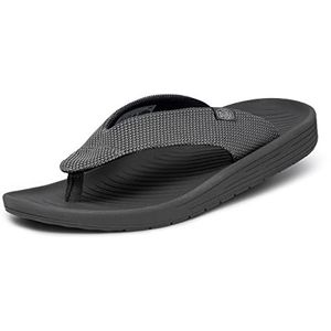 Hey Dude Milo Flip Flops voor heren, grijs, 43 EU, grijs, 43 EU