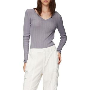 Gebreide Trui - V-Hals - Viscosemix - Regular Fit - Lange Mouwen