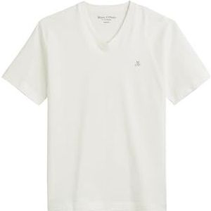 Marc OPolo T-shirt met V-hals voor heren, regular fit, crèmetinten, XS