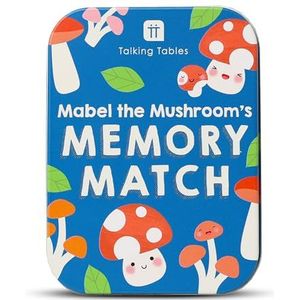 Talking Tables Reisspellen voor kinderen, plezier voor het hele gezin, geheugenkaartspel, zakformaat, volwassenen, geschenken, verjaardag, autoritten, plasticvrij, voor spelers vanaf 2 jaar, vanaf 5