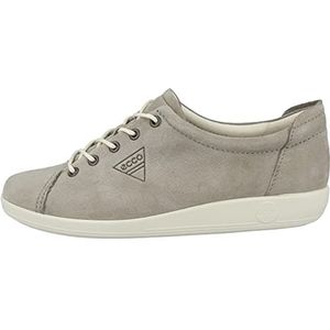 ECCO Hoge sneakers Soft 2.0 Tie Tie Tie dames Trainer , Warm grijs 2375 , 43 EU