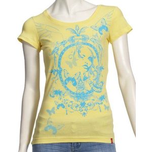 edc by Esprit dames t-shirt, geel (korn melange), 40
