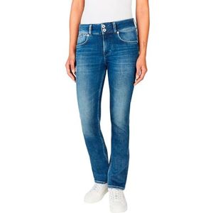 Dames Slim Jeans Mw Jeans, Blauw (Denim-ED8), 26W/30L, Blauw (Denim-ed8), 26W / 30L