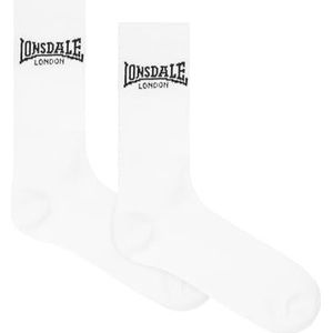 Lonsdale - Gilbert - Sportsokken - Wit/Zwart - 6er-Pack