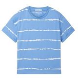 TOM TAILOR T-shirt voor meisjes, 35254 - Blue Based Tie Dye, 140 cm