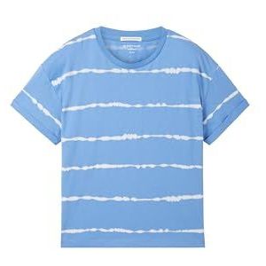 TOM TAILOR T-shirt voor meisjes, 35254 - Blue Based Tie Dye, 140 cm