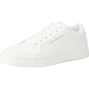 Calvin Klein Jeans Heren Klassieke Cupsole Low LTH in DC Sneaker, Triple White, 11 UK, Triple Wit, 43.5 EU