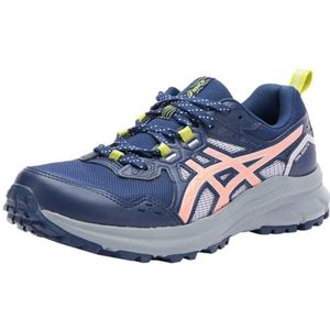 ASICS Trail Scout 3 Sneakers voor dames, maat 39,5 EU, Blue Expanse Sun Coral, 39.5 EU