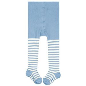 FALKE Uniseks-baby Panty Stripe B TI Katoen Dun gedessineerd 1 Stuk, Blauw (Crystal Blue 6290) nieuw - milieuvriendelijk, 80-92